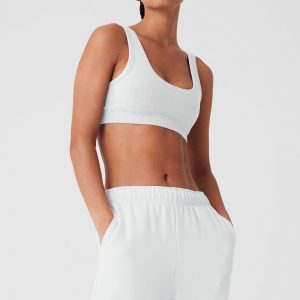 Aloyoga Seamless Chosen Bra - White