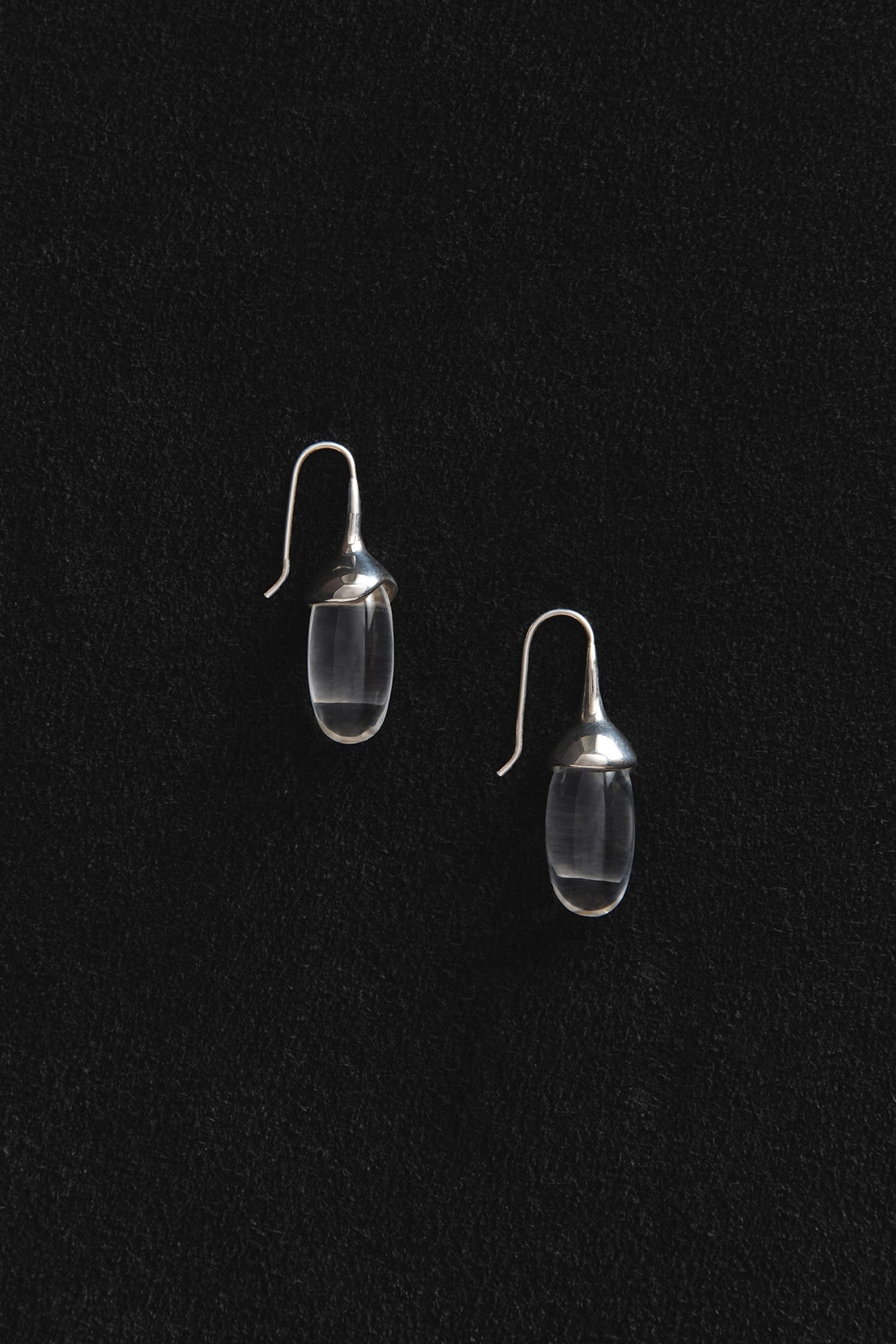 Sophie Buhai Dripping Stone Earrings in Quartz