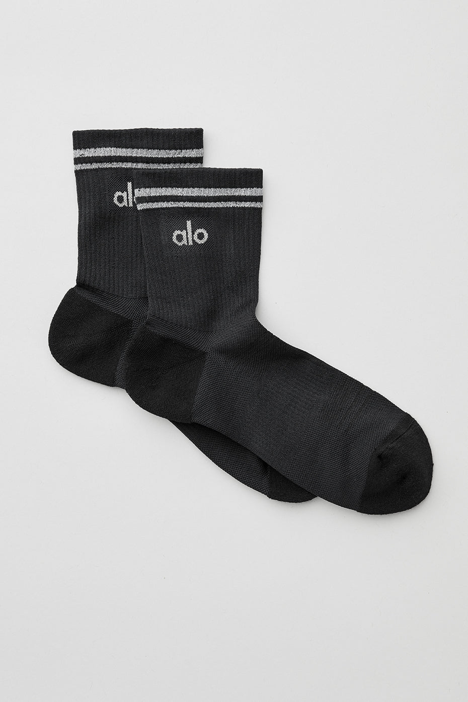 Aloyoga Women's Half-Crew Performance Sock - Black