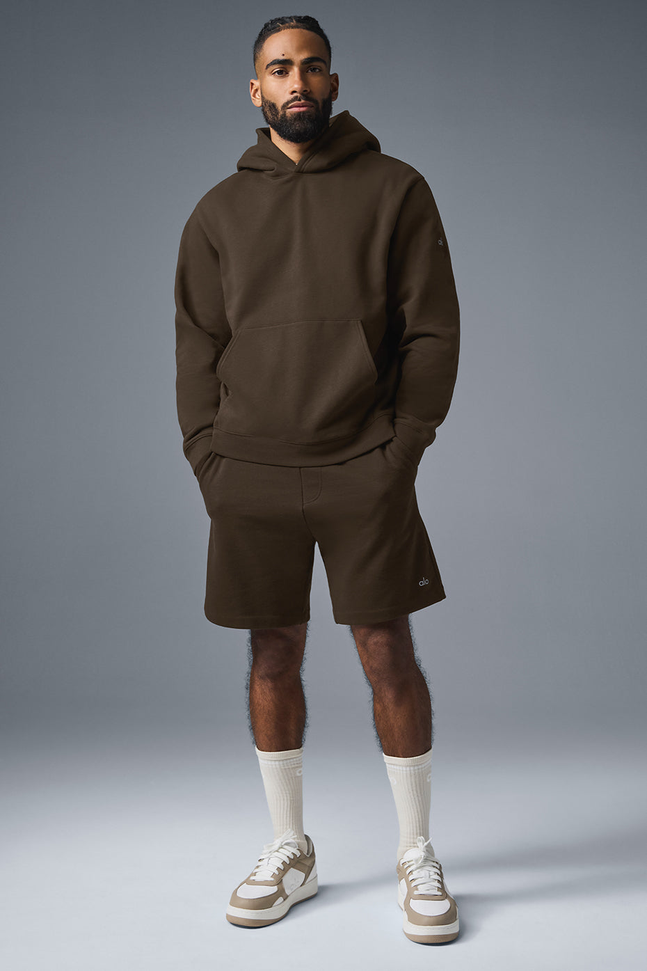Aloyoga Renown Heavy Weight Hoodie - Espresso
