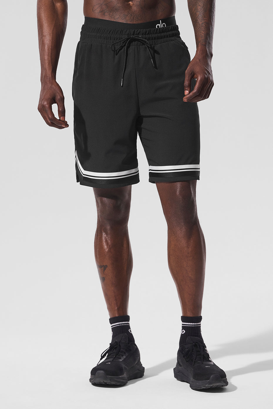 Aloyoga 9" Traction Arena Short - Black