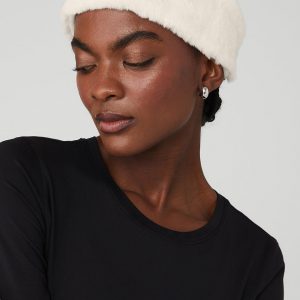 Aloyoga Faux Fur Ear Warmers - Ivory