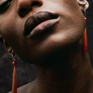 Sophie Buhai Long Isadore Earrings in Carnelian