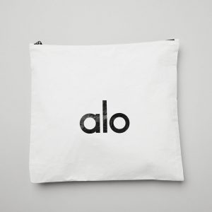 Aloyoga Keep It Dry Fitness Zip Pouch - White