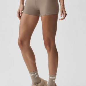 Aloyoga 3" High-Waist Airlift Short - Gravel