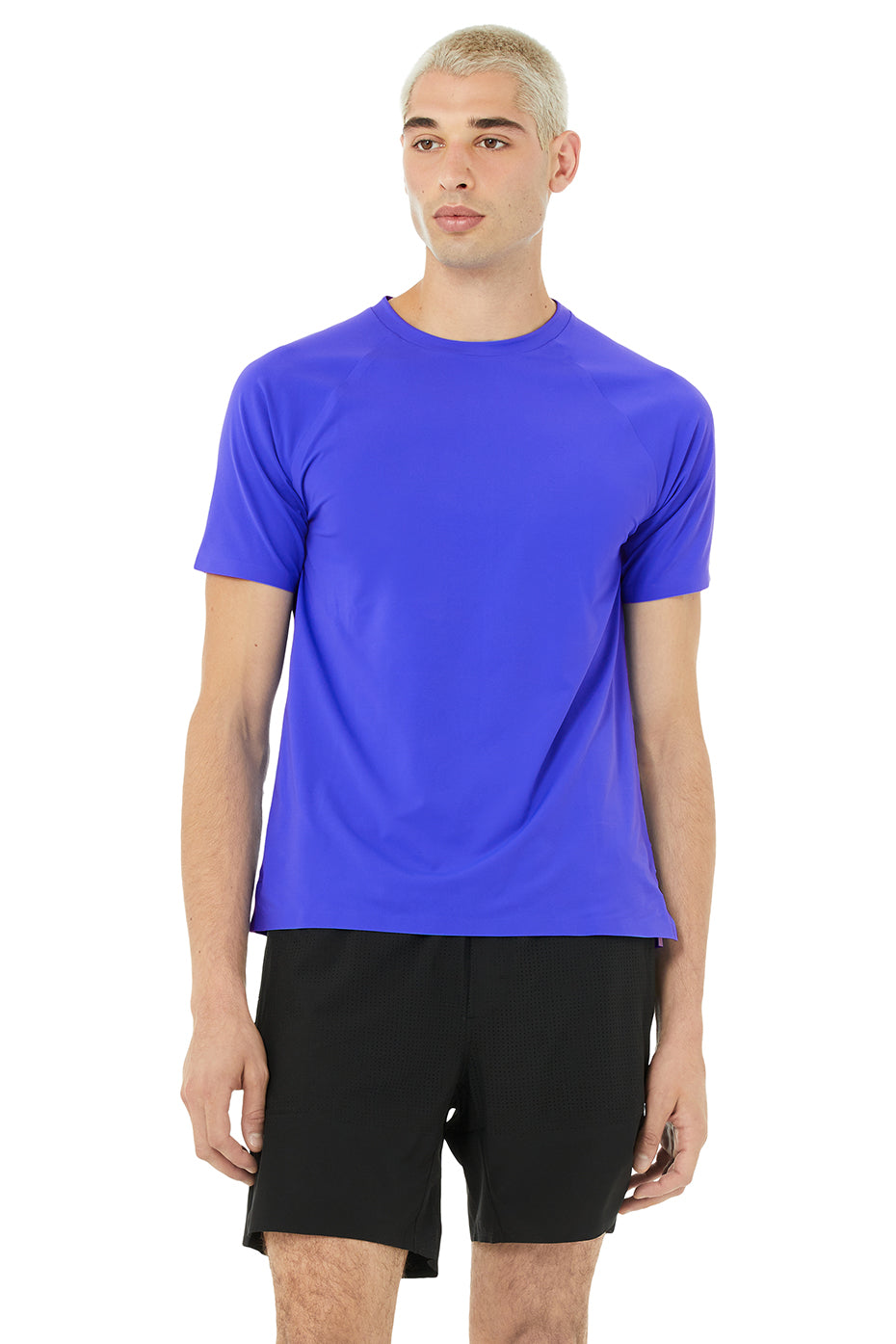 Aloyoga Idol Performance Tee - ALO Blue