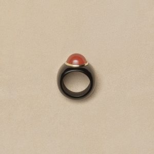 Sophie Buhai Carnelian Moon Ring