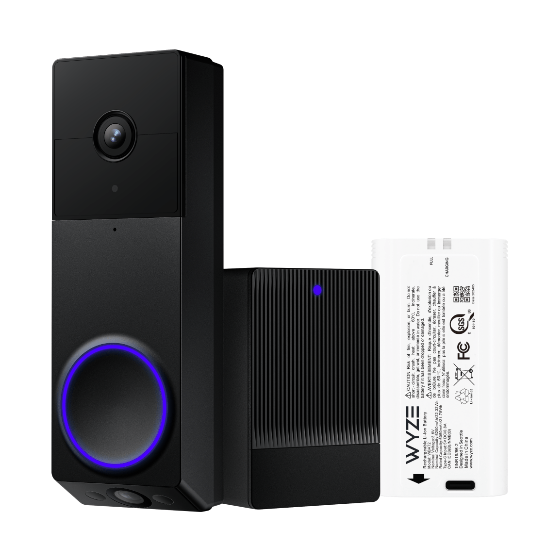 Wyze Duo Cam Doorbell + Extra Battery