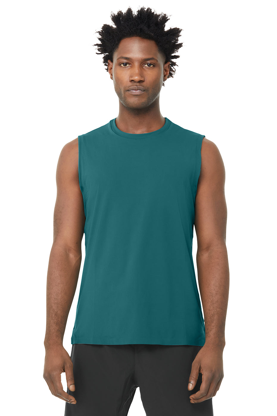 Aloyoga Idol Performance Tank - Mineral Blue