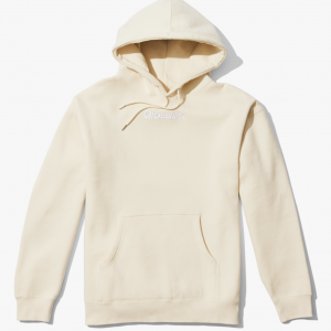 Glossier Limited Edition Embroidered Cream Hoodie