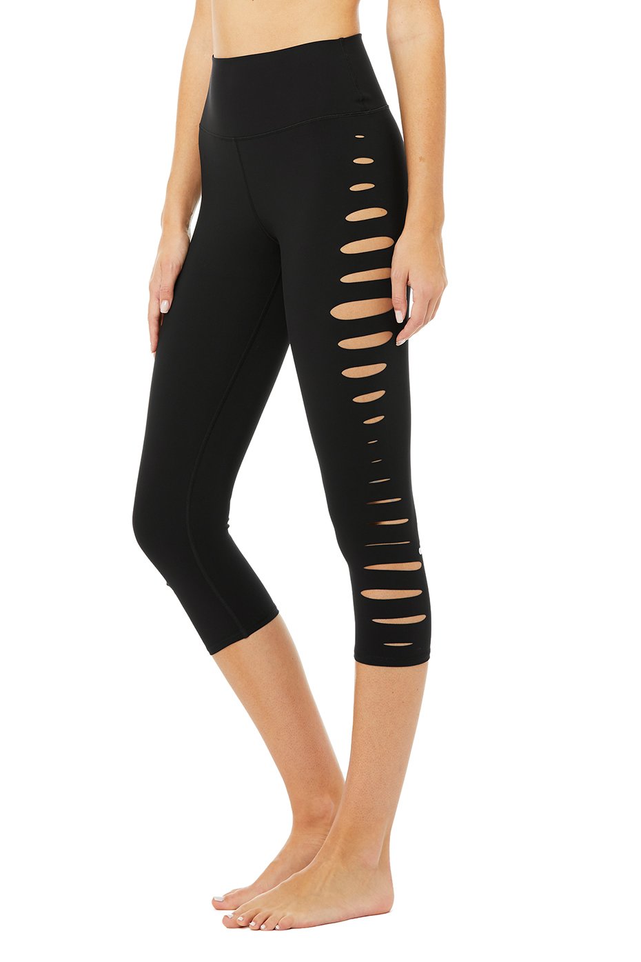Aloyoga High-Waist Slice Capri - Black