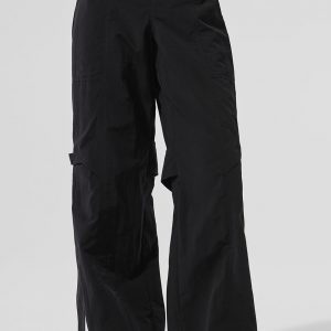 Aloyoga High-Waist Voyager Trouser - Black