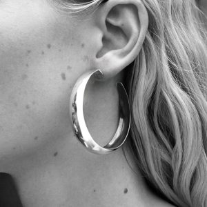 Sophie Buhai Large Moon Hoops
