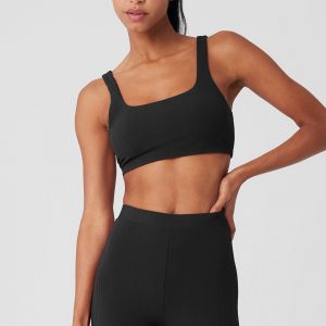 Aloyoga Run It Back Bra - Black