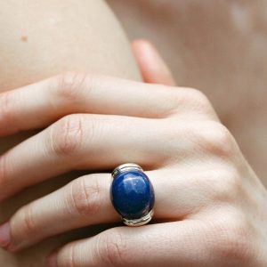 Sophie Buhai Demain Ring in Lapis
