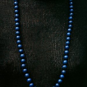 Sophie Buhai Long Everyday Boule Necklace in Lapis
