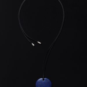 Sophie Buhai Medium Full Moon Pendant in Lapis