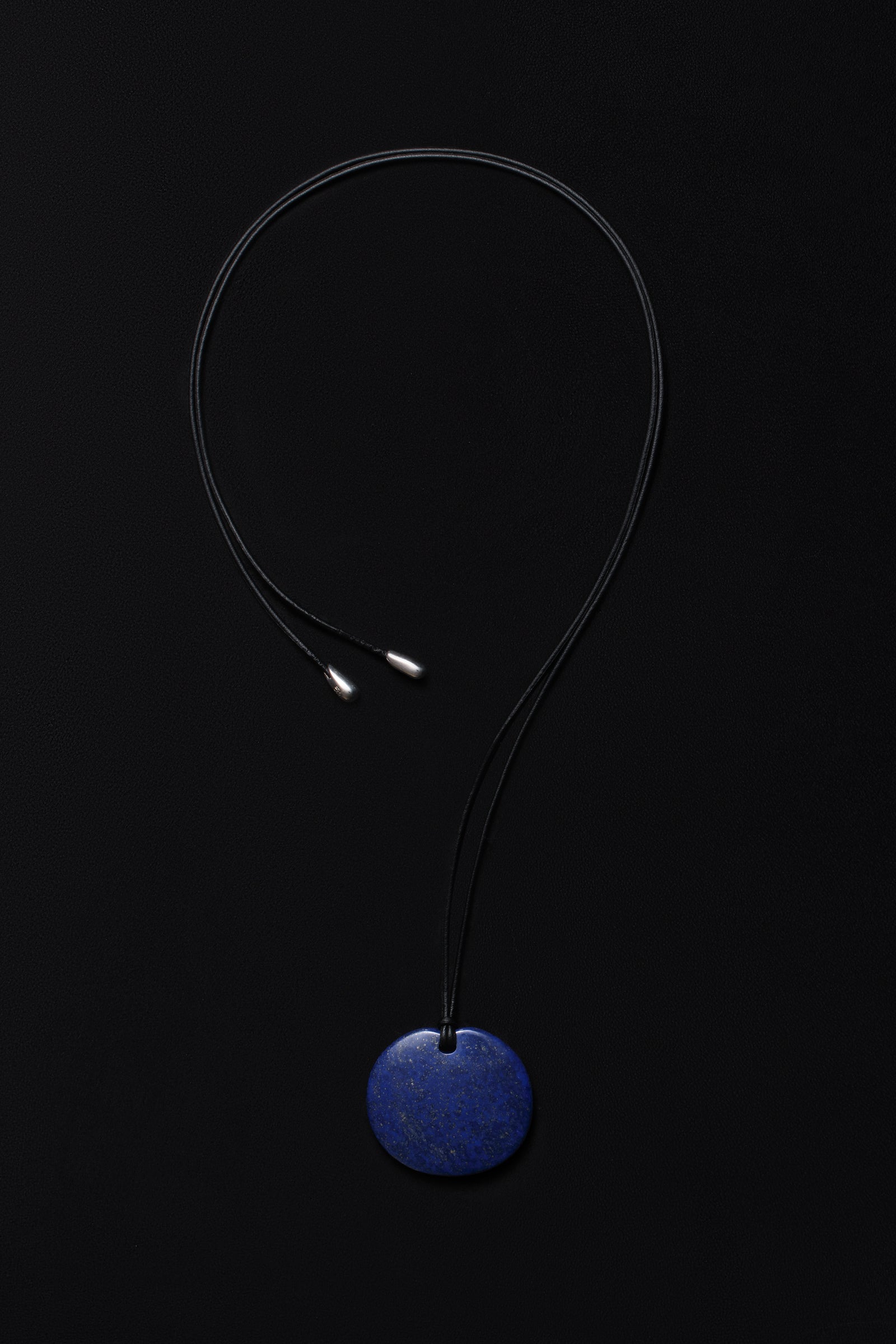 Sophie Buhai Medium Full Moon Pendant in Lapis