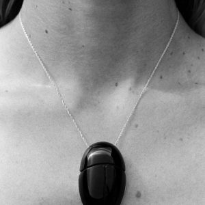 Sophie Buhai Scarab Pendant in Onyx