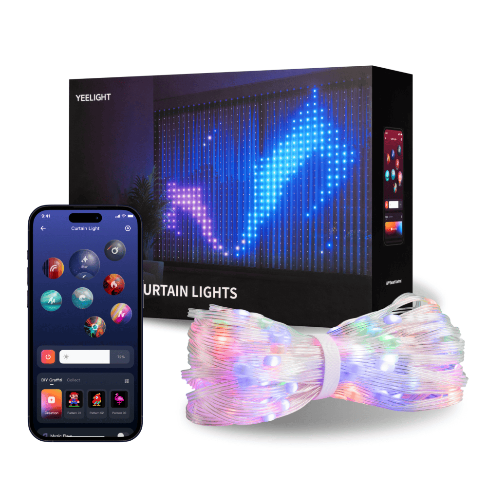 Wyze Yeelight Curtain Lights