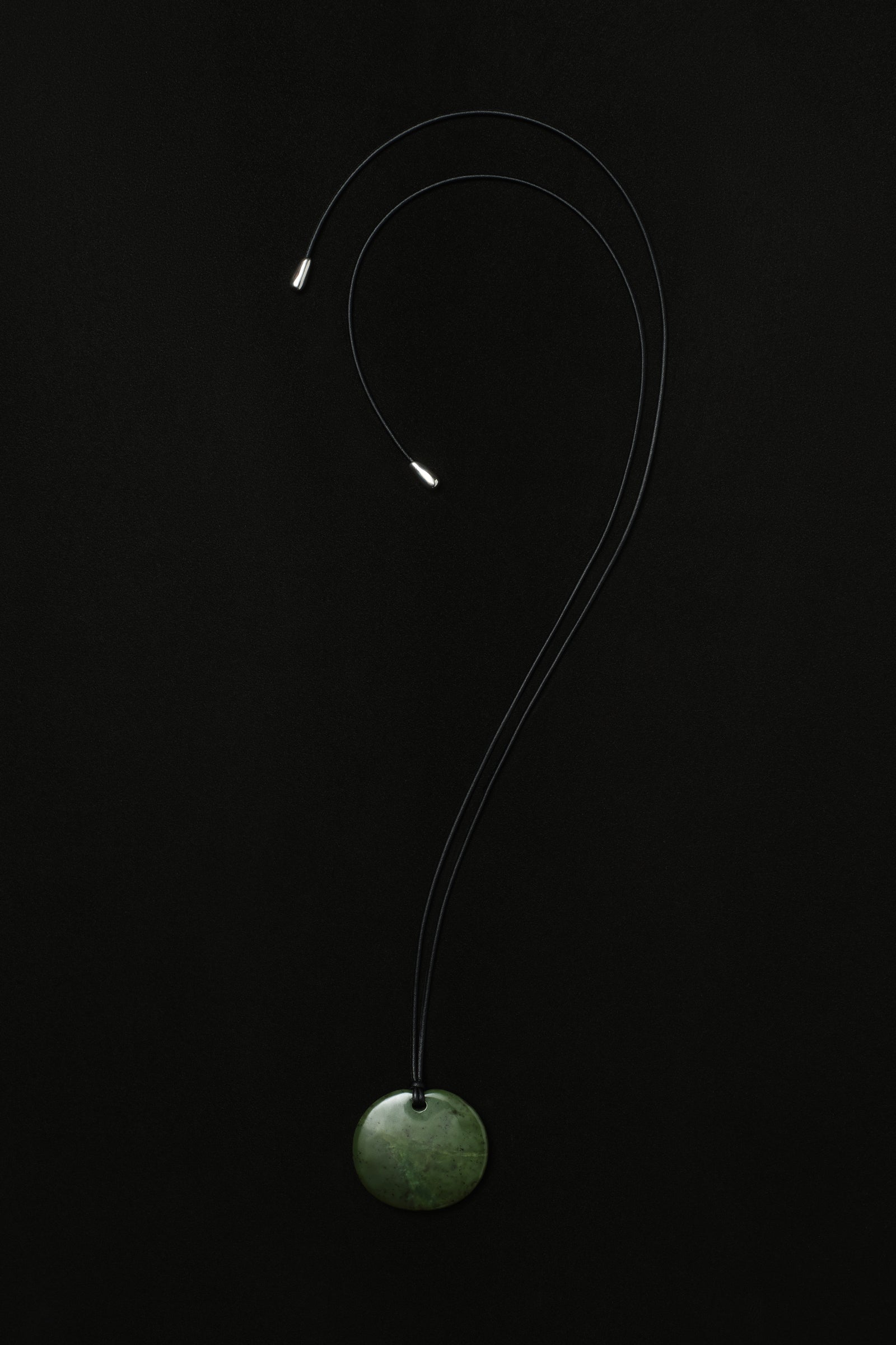 Sophie Buhai Medium Full Moon Pendant in Jade