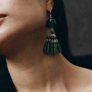 Sophie Buhai Jade Flamenco Earrings