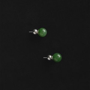 Sophie Buhai JADE BOULE STUDS