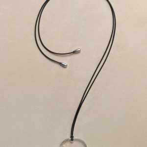 Sophie Buhai Medium Full Moon Pendant in Quartz