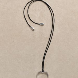 Sophie Buhai Small Full Moon Pendant in Quartz