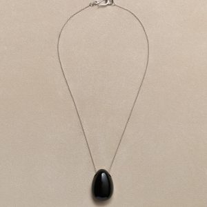 Sophie Buhai Everyday Egg Pendant in Onyx