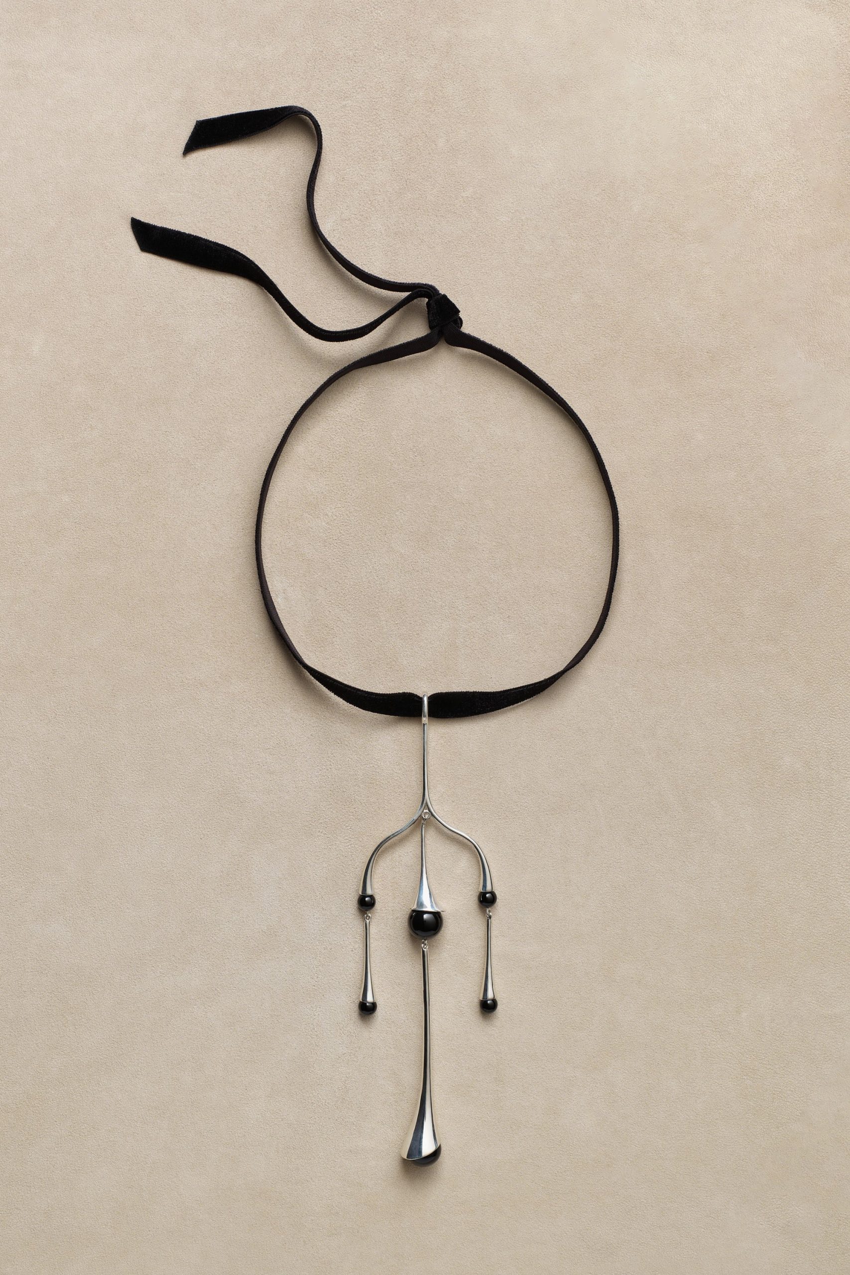 Sophie Buhai Chandelier Choker in Onyx