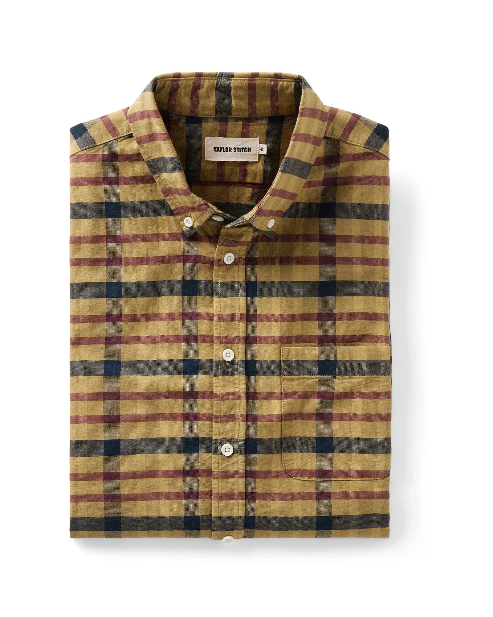 Taylorstitch The Jack in Marsh Check Oxford