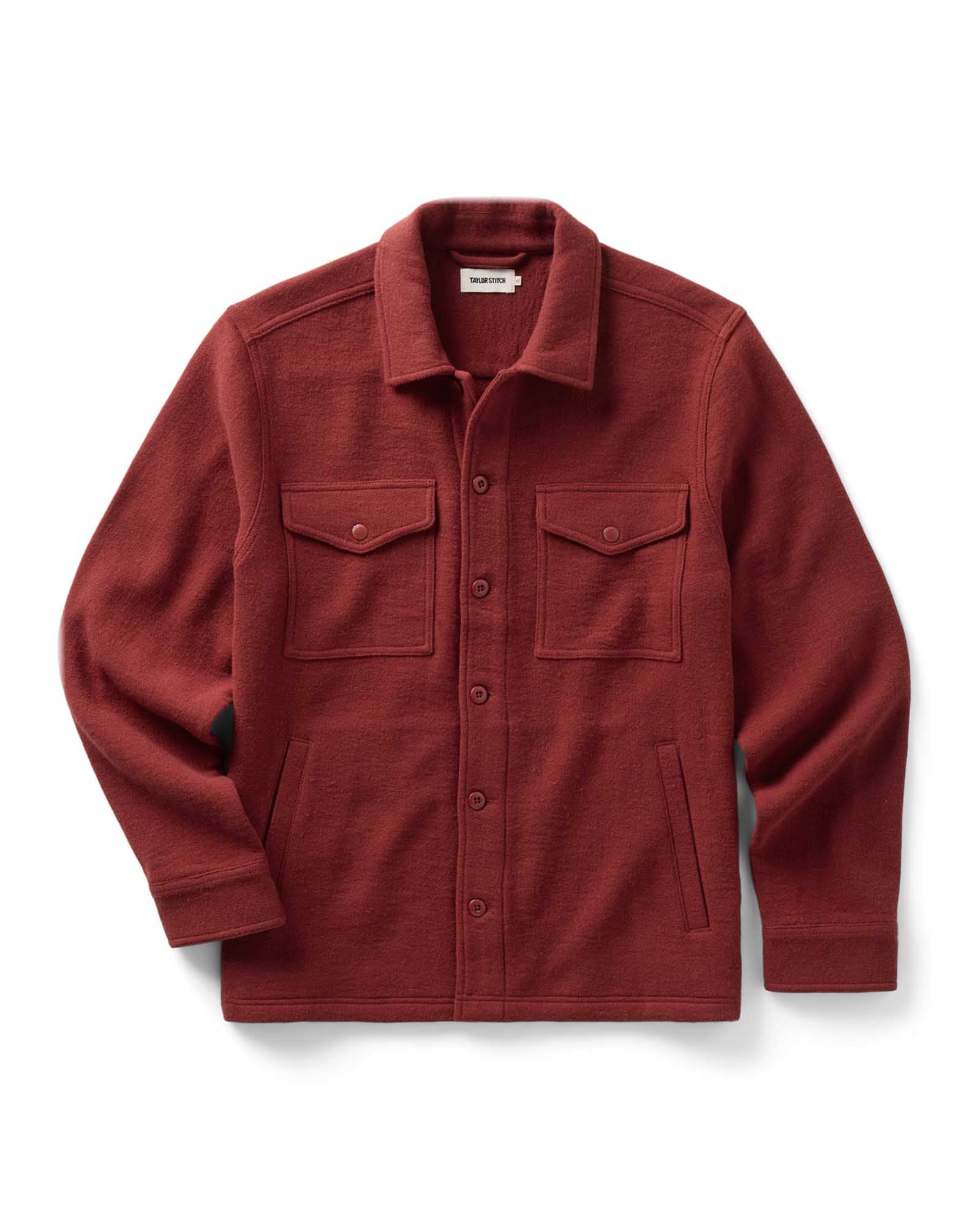 Taylorstitch The Kenne Shirt Jacket in Canyon Cotton Wool Crepe