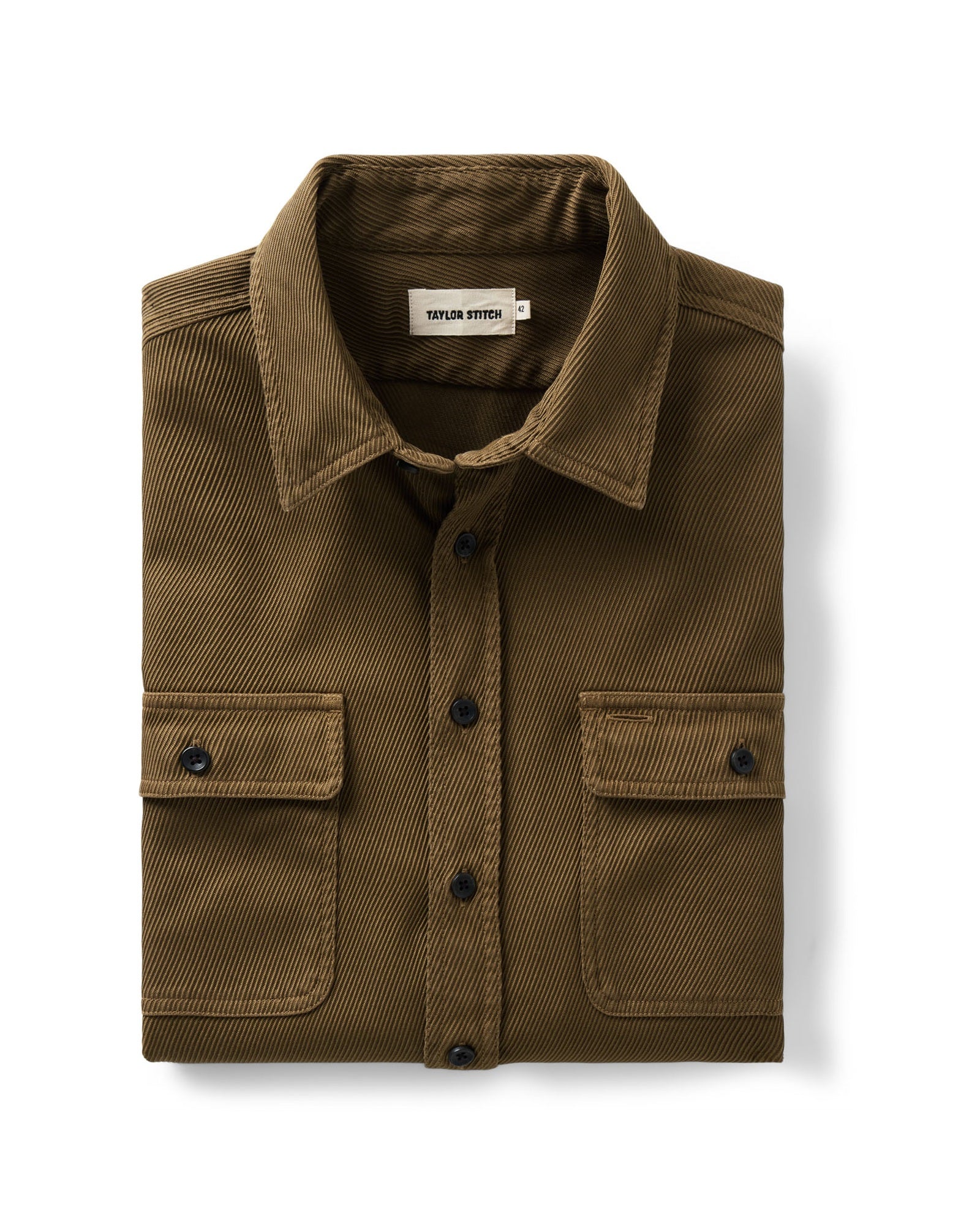 Taylorstitch The Ledge Shirt in Bay Leaf Twill