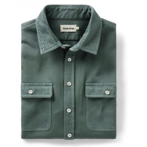 Taylorstitch The Ledge Shirt in Deep Sea Twill