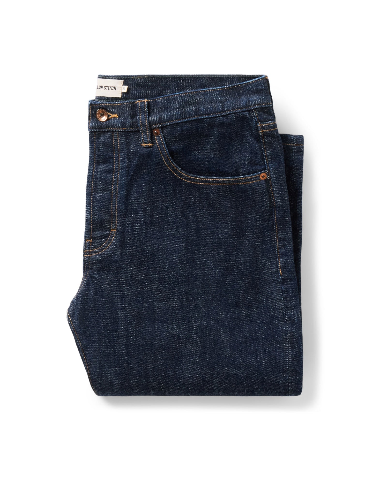 Taylorstitch The Straight Jean in Rinsed Organic Selvedge
