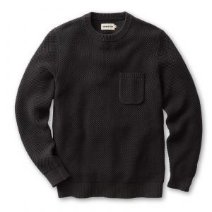 Taylorstitch The Crawford Crew Sweater in Charcoal