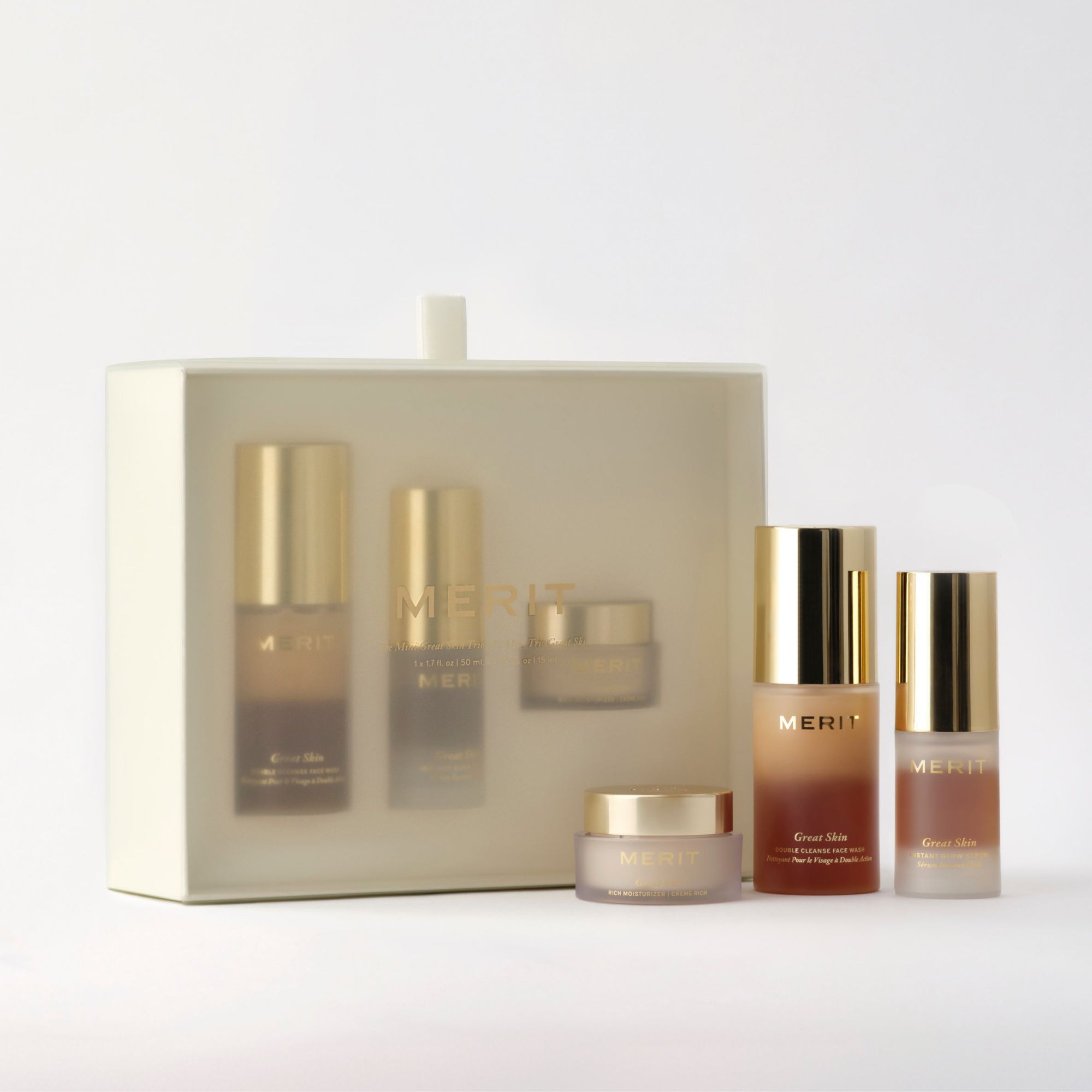 Merit The Mini Great Skin Trio