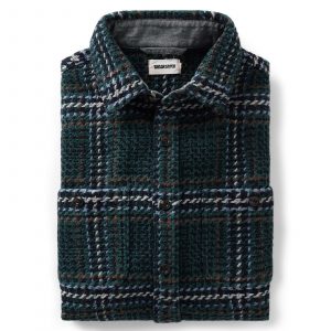Taylorstitch The Cutter Overshirt in Canal Check
