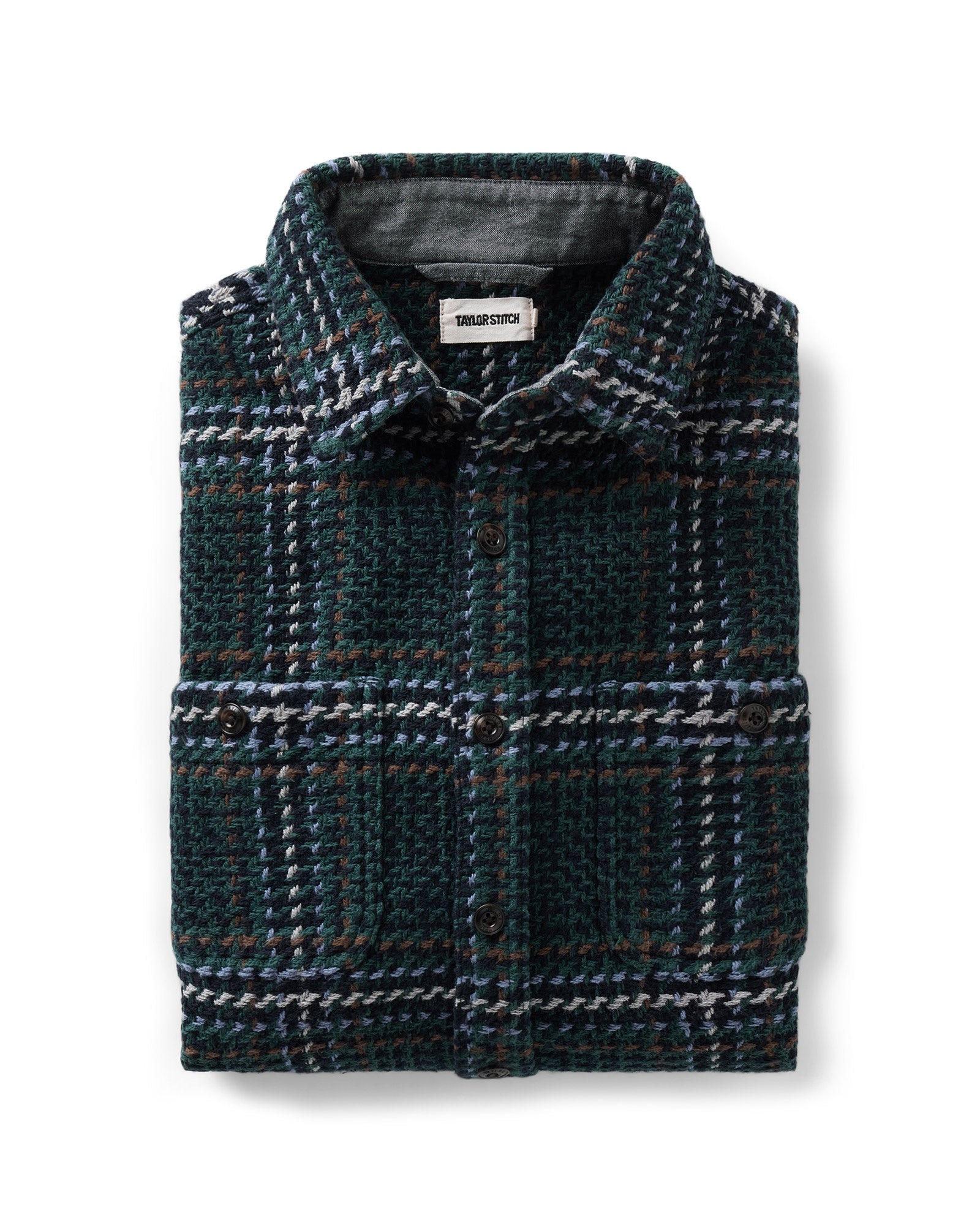 Taylorstitch The Cutter Overshirt in Canal Check