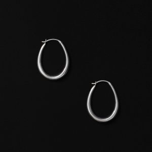 Sophie Buhai SMALL EGG HOOP EARRINGS