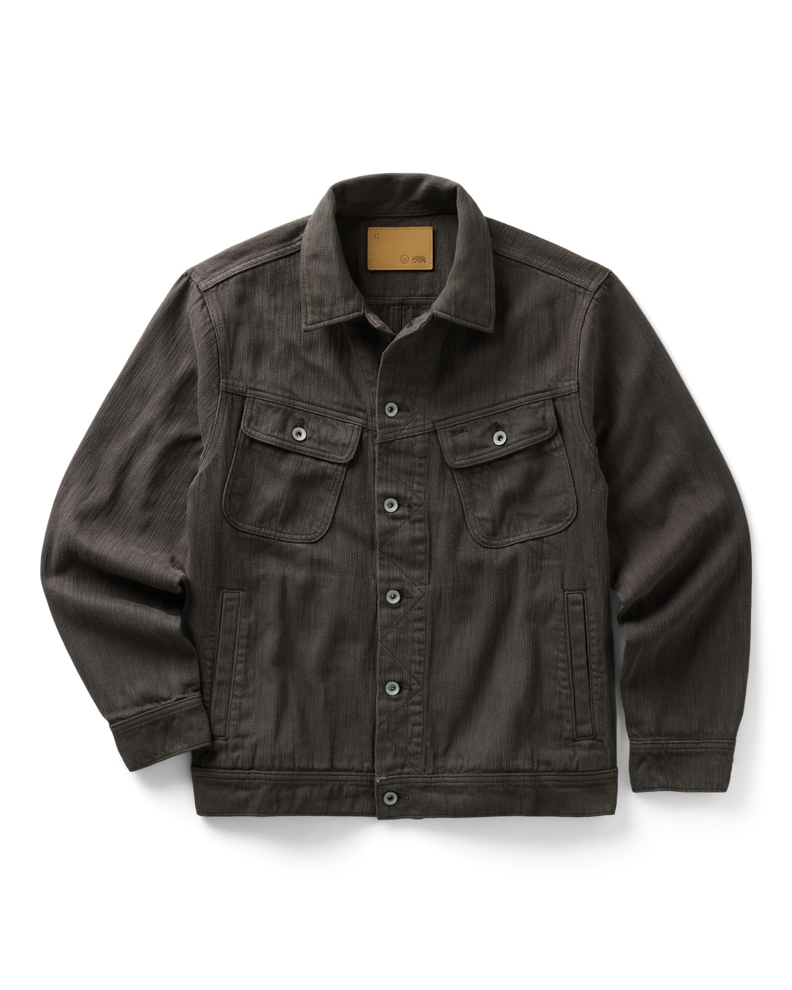 Taylorstitch The Long Haul Jacket in Soil Slub Denim