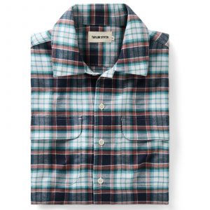 Taylorstitch The Shore Shirt in Harbor Check Portuguese Flannel