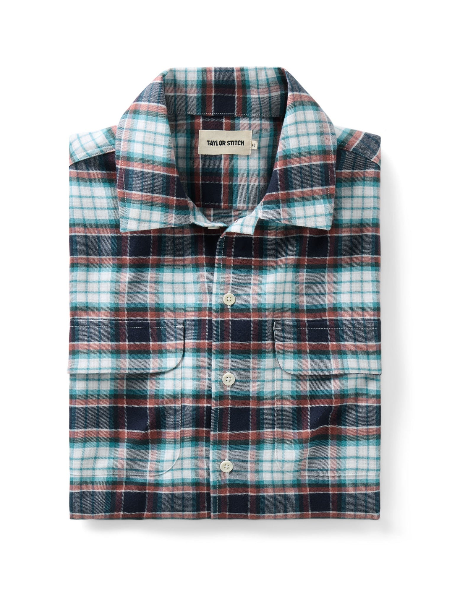Taylorstitch The Shore Shirt in Harbor Check Portuguese Flannel
