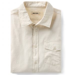 Taylorstitch The Quincy Shirt in Vintage White Slub