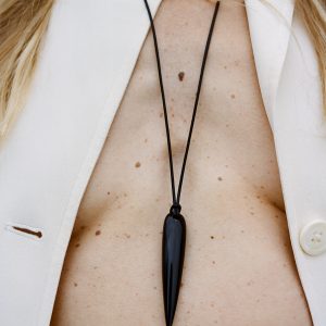 Sophie Buhai Large Spear Pendant in Onyx