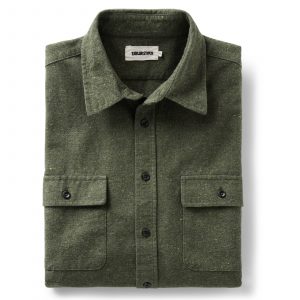 Taylorstitch The Yosemite Shirt in Lichen Donegal