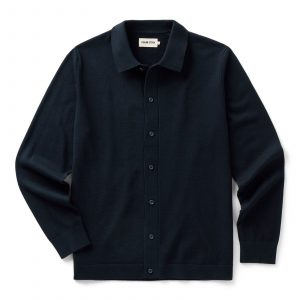 Taylorstitch The Nichols Polo in Nocturne Cotton Cashmere
