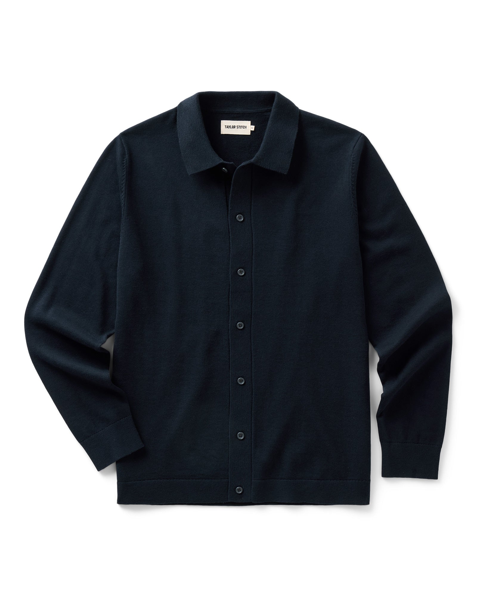 Taylorstitch The Nichols Polo in Nocturne Cotton Cashmere
