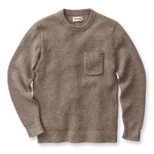 Taylorstitch The Crawford Crew Sweater in Coffee Twist